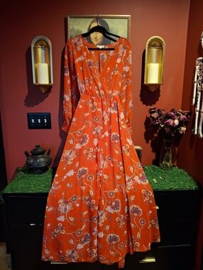 chinese dress ladies Ravello Rose Maxi Dress XL / Cherry Multi